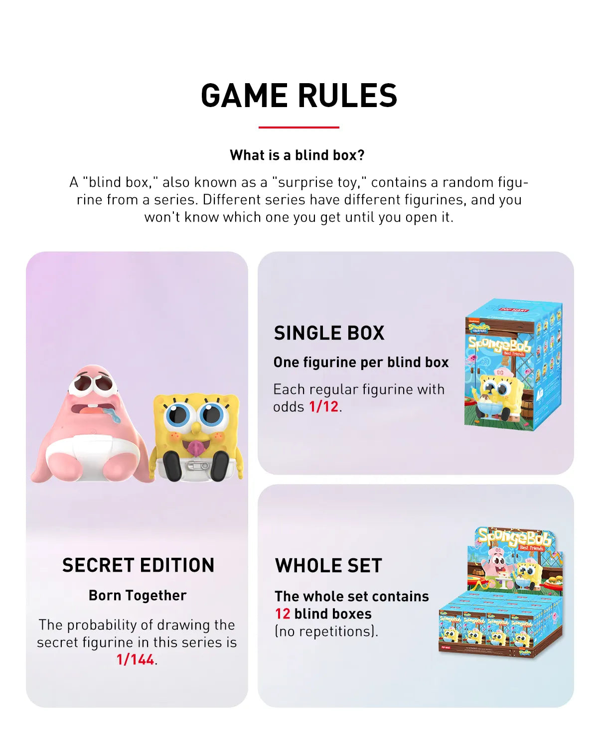 POPMART - SpongeBob Best Friends Figures Series Blindbox