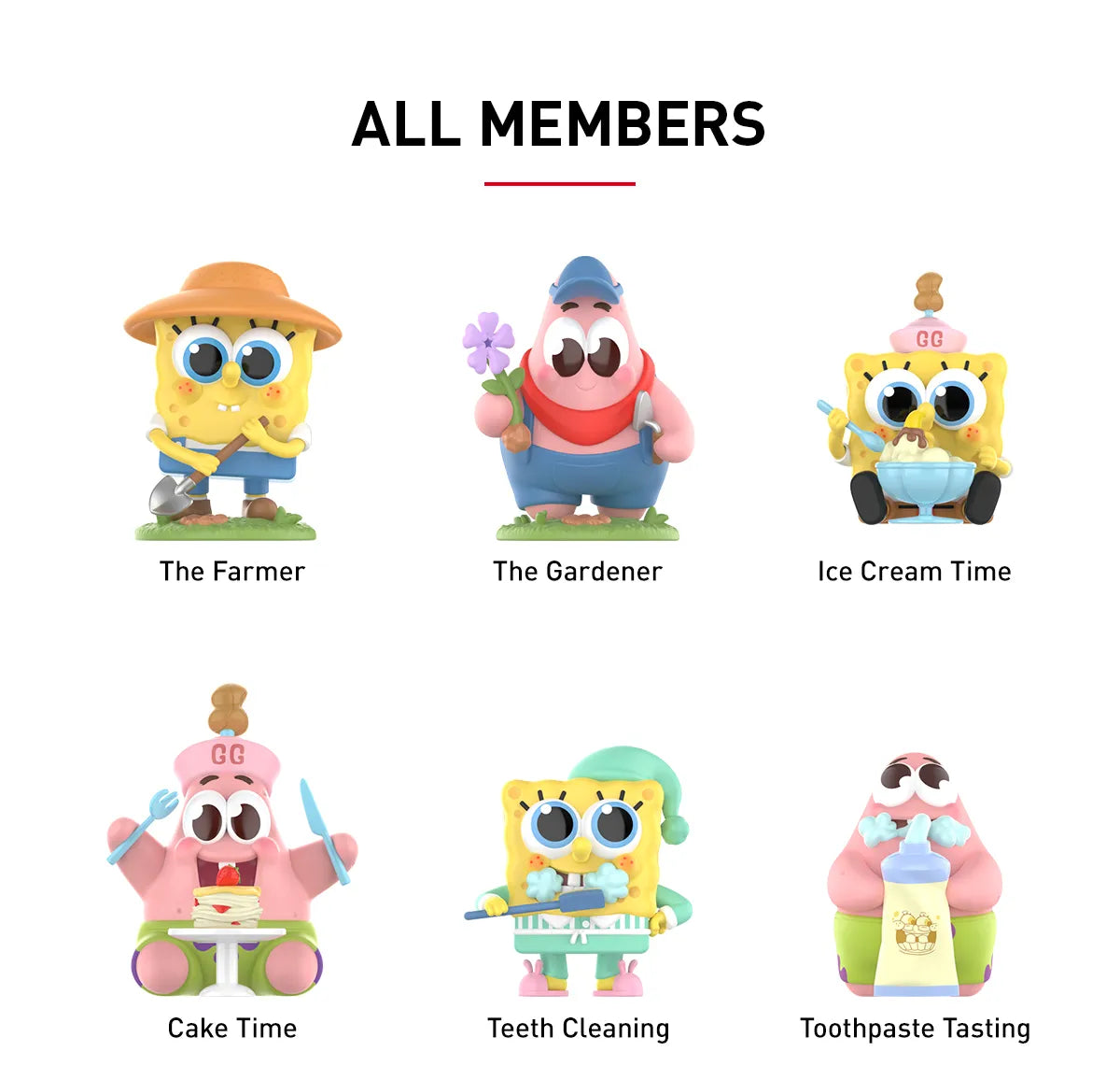 POPMART - SpongeBob Best Friends Figures Series Blindbox