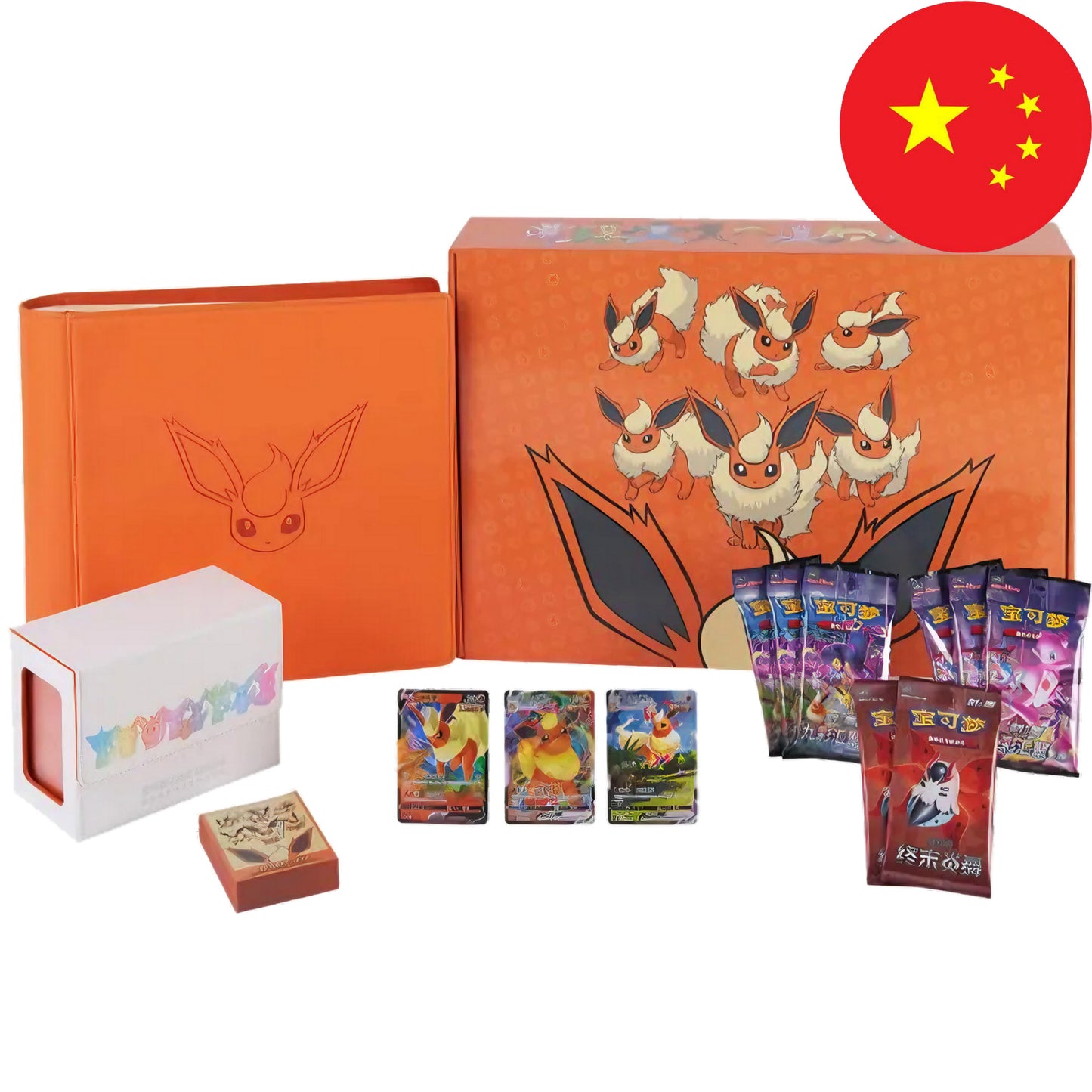 Pokemon Card Game - Flareon VMAX - Gift Box CN
