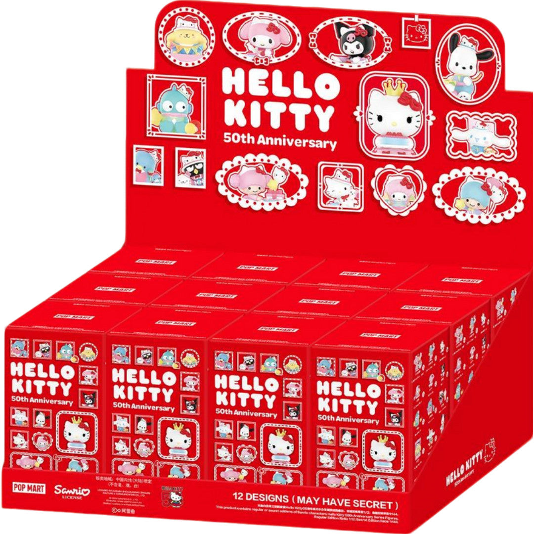 POPMART - Sanrio characters Hello Kitty 50th Anniversary Figures Series Blindbox