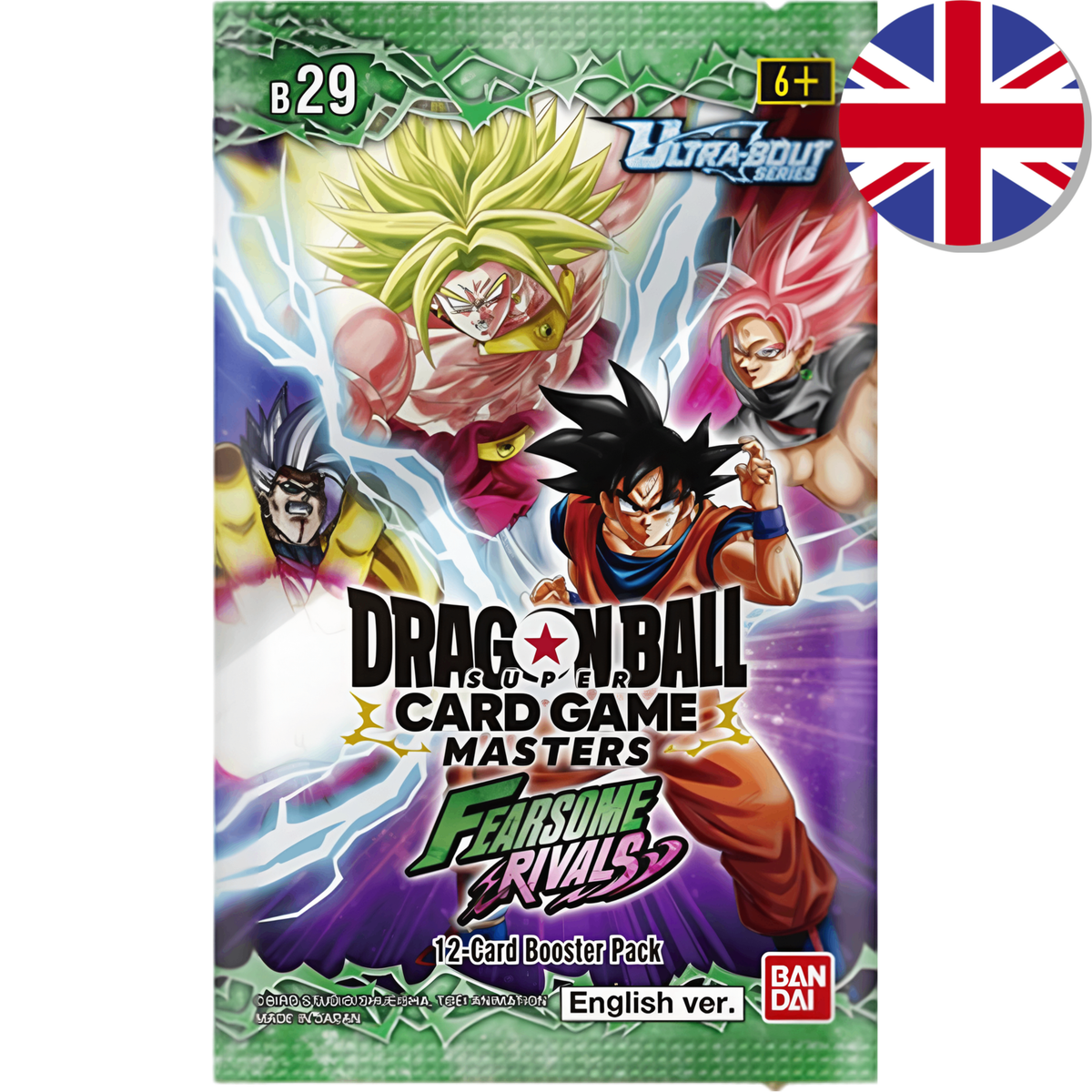 Dragon Ball Super Card Game Masters -  Fearsome Rivals BT29 EN