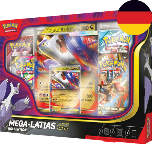 Pokemon Card Game - Mega Entwicklungen Mega Latias EX Kollektion ME01 DE