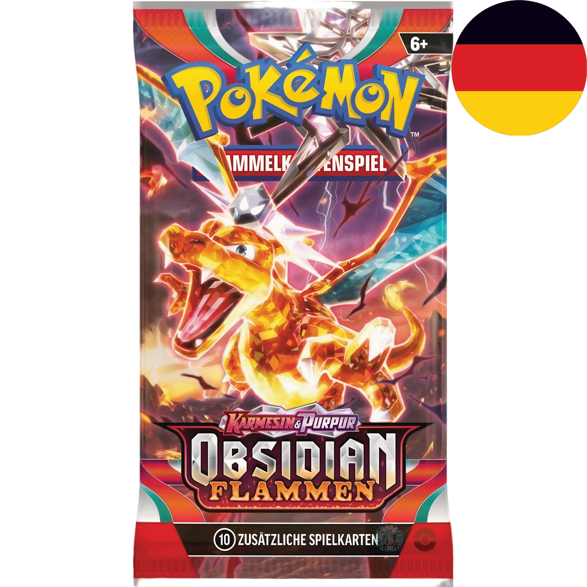 Pokemon Card Game Scarlet & Violet - Obsidian Flammen KP03 DE