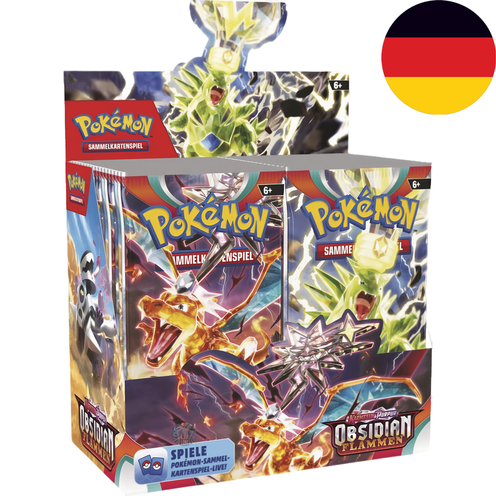 Pokemon Card Game Scarlet & Violet - Obsidian Flammen KP03 DE