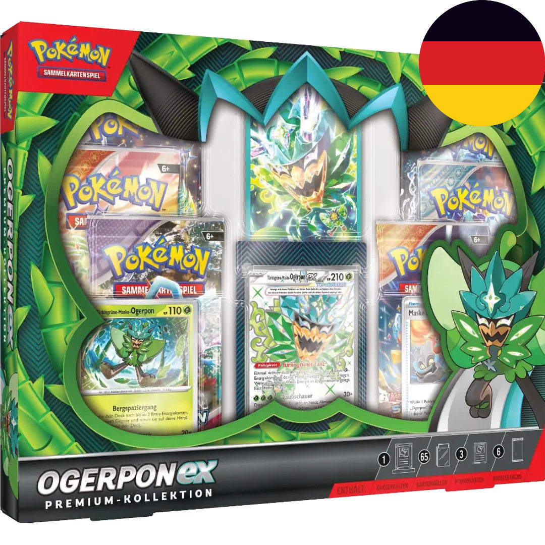Pokemon Card Game Scarlet & Violet - Ogerpon ex - Premium Kollektion DE