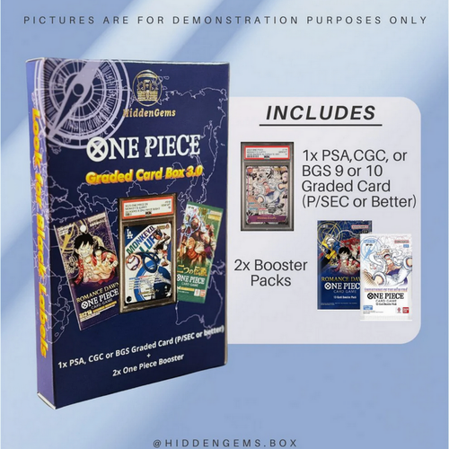 Hidden Gems - One Piece Graded Card Box 3.0 Mystery Box