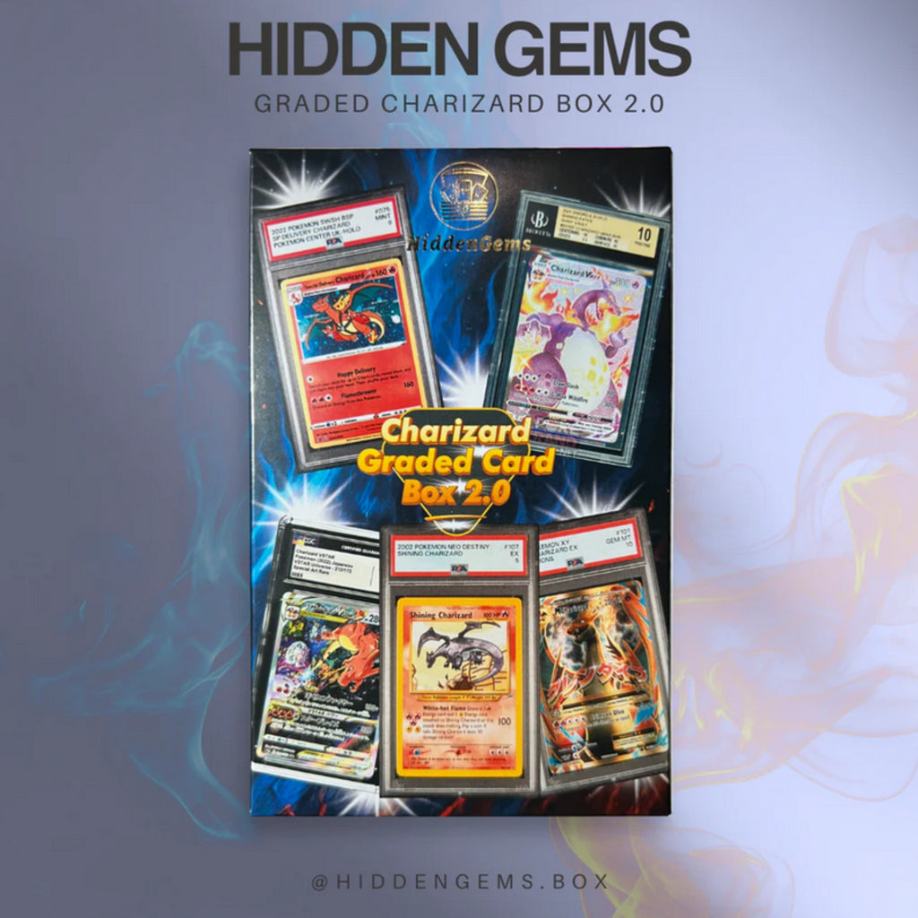 Hidden Gems - Pokémon Graded Charizard Box 2.0 Mystery Box