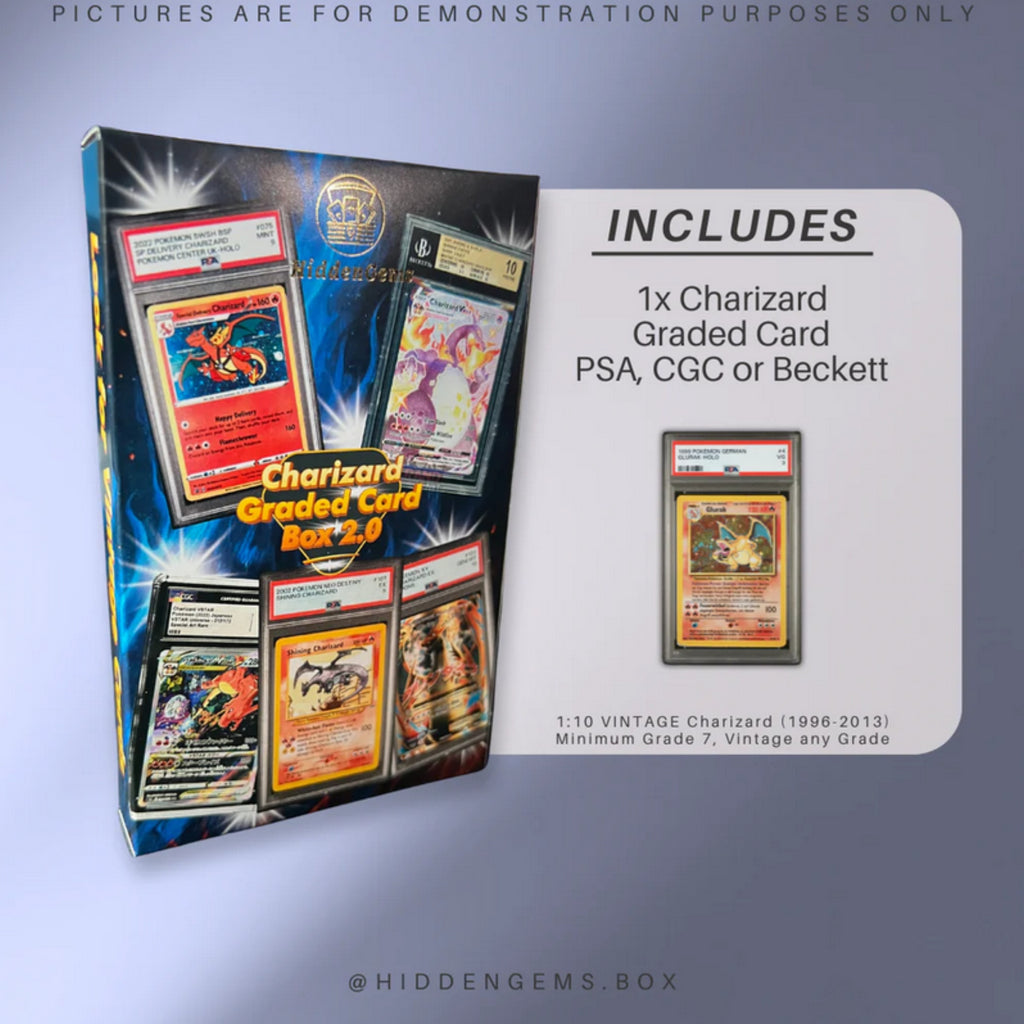 Hidden Gems - Pokémon Graded Charizard Box 2.0 Mystery Box