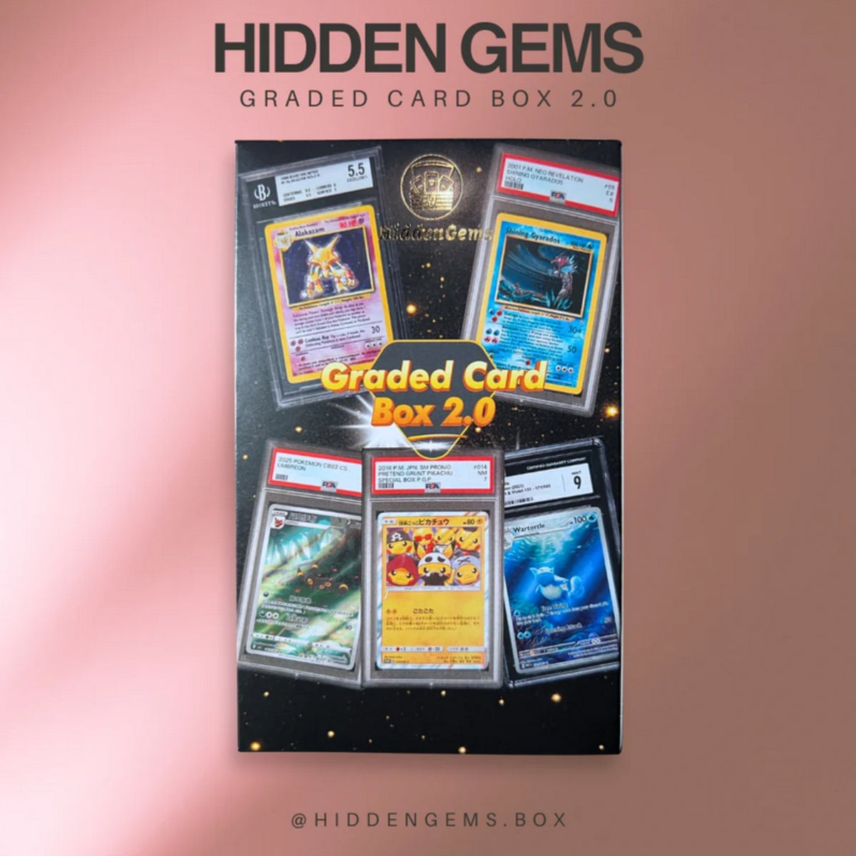 Hidden Gems - Pokémon Graded Card Box 2.0 Mystery Box