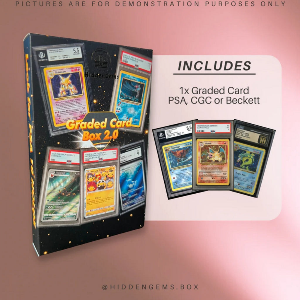 Hidden Gems - Pokémon Graded Card Box 2.0 Mystery Box
