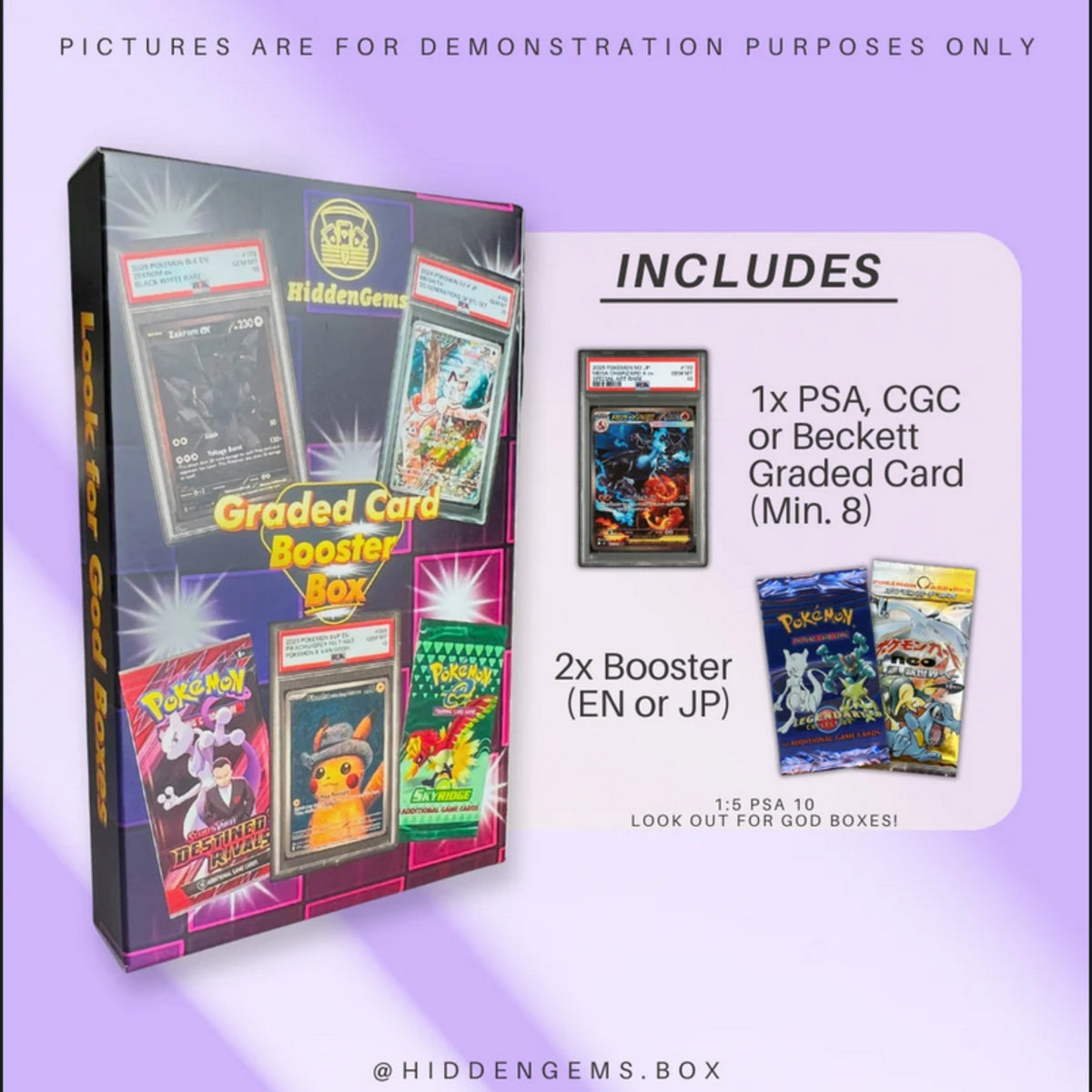 Hidden Gems - Pokémon Graded Card Booster Box 2.0 Mystery Box