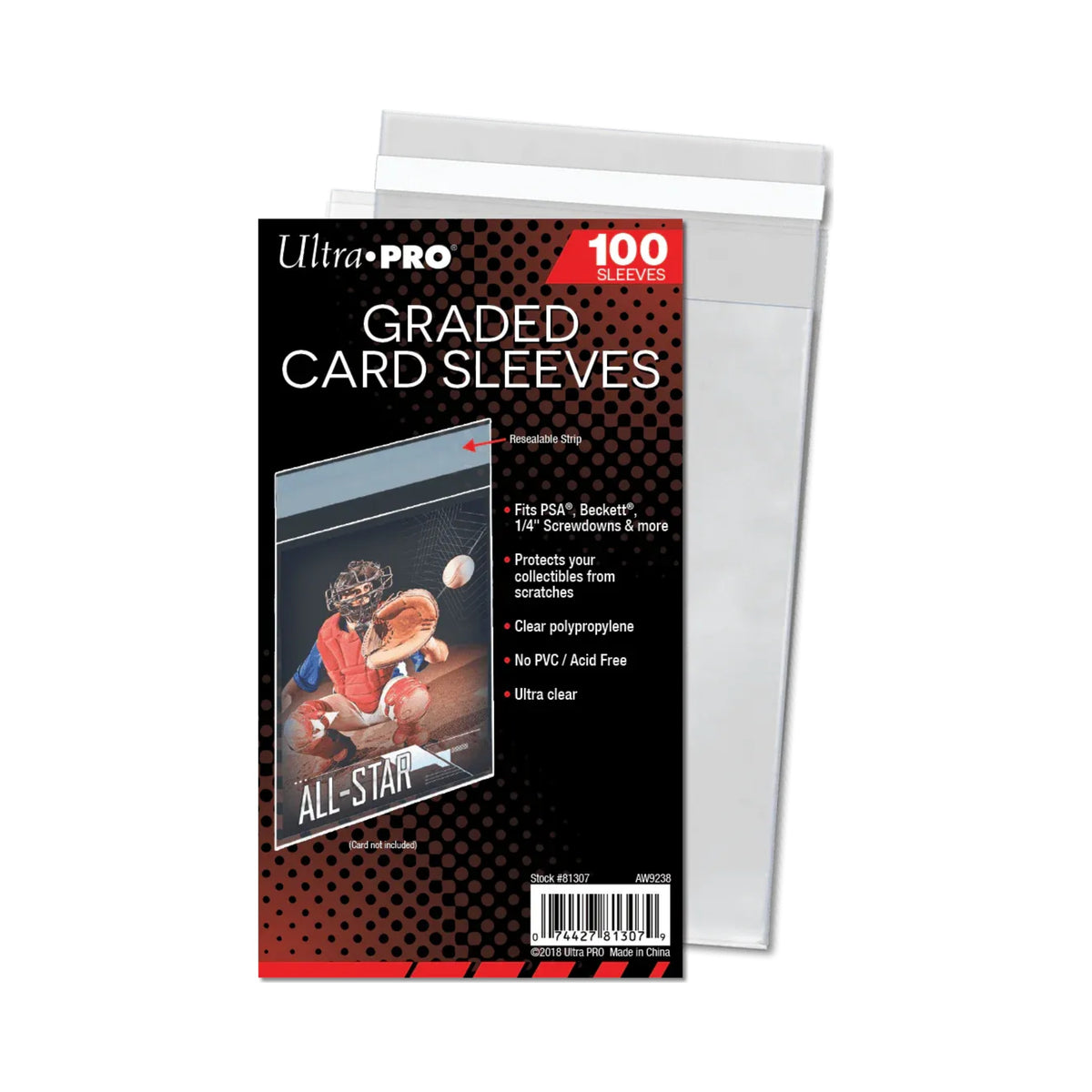 Ultra Pro - Graded Card Resealable Sleeves (100er Packung)