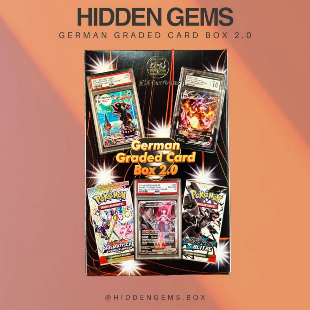 Hidden Gems - Pokémon German Graded Card Booster Box 2.0 Mystery Box