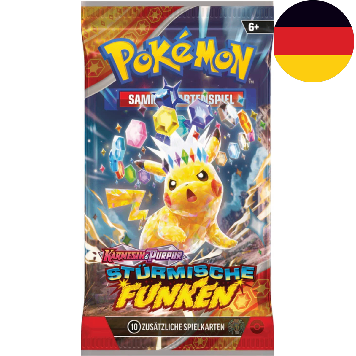 Pokemon Card Game Scarlet & Violet - Stürmische Funken KP08 DE