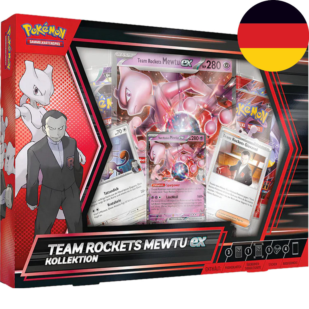 Pokemon Card Game Scarlet & Violet Ewige Rivalen SV10 - Team Rockets Mewtu EX Kollektion DE