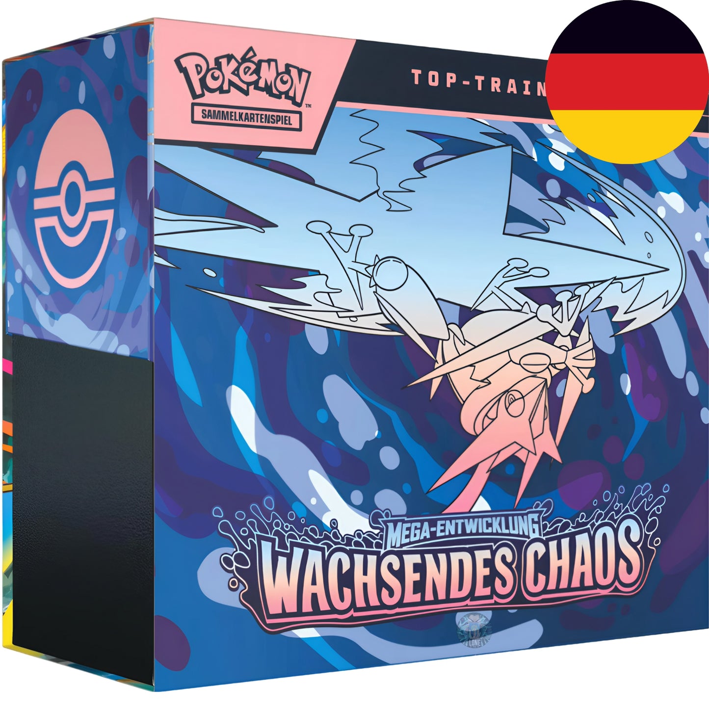 Pokemon Card Game - Mega Entwicklungen - Wachsendes Chaos Top Trainer Box ME04 DE
