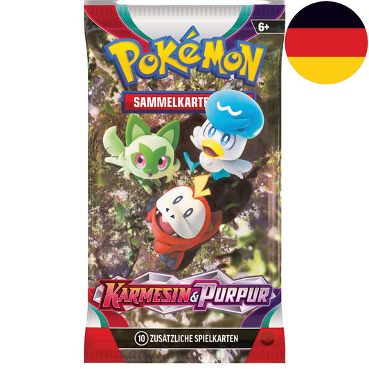 Pokemon Card Game Scarlet & Violet - Karmesin Purpur KP01 DE