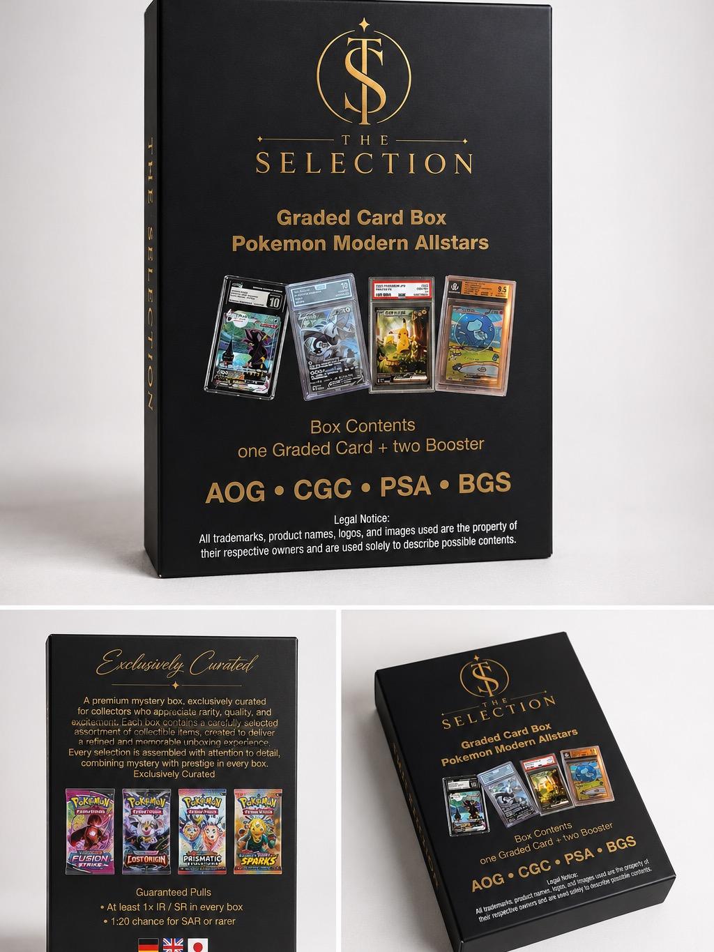 The Selection - Graded Card Box: Pokemon Modern Allstars